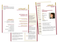 Flyergestaltung für unique! e.V