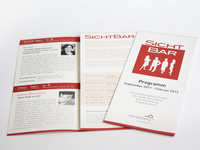 Flyer für die Sichtbar