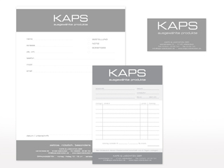 Geschäftsausstattung für KAPS