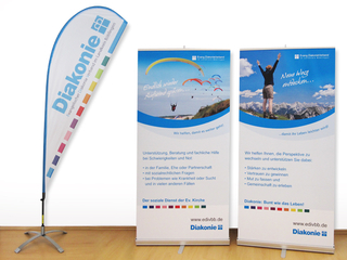 RollUp und Beachflag