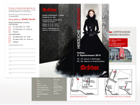 Einladungsflyer zur Tapetenmesse 2014