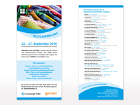 Flyer zur Textilsammlung