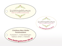 Anhänger und Aufkleber für Lieblingsblumen