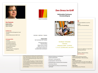 Flyer für Schäfer Coaching