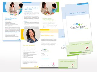 Flyer für Carolin Bayer