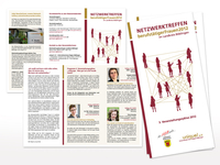 Flyer für die Netzwerktreffen