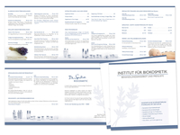 Preisliste für das Institut für Biokosmetik