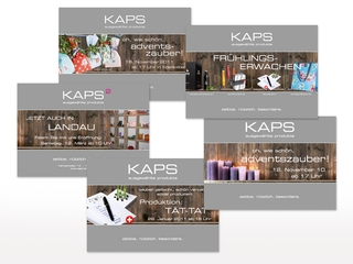 Saisonale Flyer für KAPS
