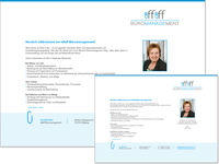 Webvisitenkarte für effeff Büromanagement